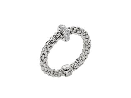 Fope Prima Flex'It Ring Weißgold mit Brillanten 0,180ct – Ringe Ring mit Besatz in silber und aus 750 Weißgold.