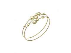 Chimento Armillas Acqua Armspange Gelbgold 3-reihig 18cm flexibel – Armschmuck Armspange in gelbgold und aus 750 Gelbgold.