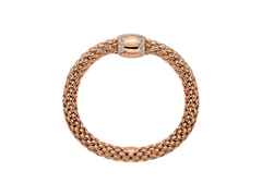 Fope Love Nest Flex'It Armband Roségold 1 Schmuckelement Brillanten 1,07ct M flexibel – Armschmuck Armband aus 750 Rotgold. – Ansicht 2