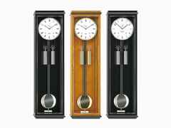 Erwin Sattler Seilzug Regulator Wanduhr Classica S 100 schwarz – Großuhren Wanduhr aus . Das Gehäuse ist rechteckig und schwarz. Das Zifferblatt ist arabisch Index und weiß. – Ansicht 2