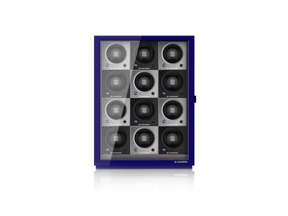 Paul Design Cube Serie Uhrenbeweger Aluminium schwarz stapelbar – Uhrenbeweger Uhrenbeweger für 1 Uhr in schwarz und aus Aluminium. – Ansicht 4