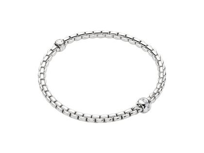 Fope Eka Tiny Flex'It Armband mit  Brillanten Weißgold – Armschmuck Armband aus 750 Weißgold.
