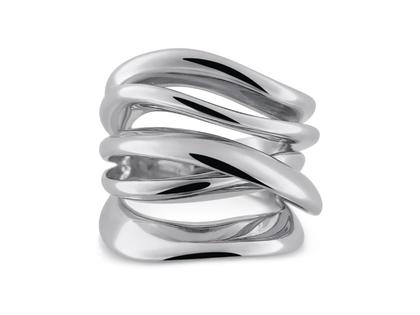 Cammilli Firenze Firenze Lux Ring White Ice 5reihig – Ringe Ring aus 750 Weißgold.