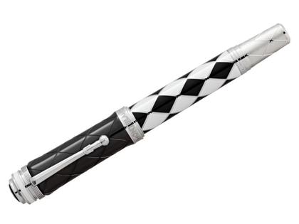 Montblanc Great Characters Homage to Queen Limited Edition 1975  Füllfederhalter Harlekin – Schreibgeräte Füllfederhalter aus 750 Gelbgold, Edellack und und . – Ansicht 3