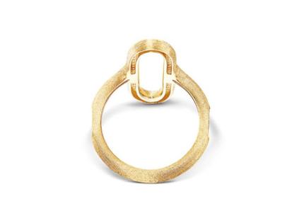 Nanis Libera Ring Gelbgold mit Brillanten vollausgefasst groß – Ringe Ring mit Besatz aus 750 Gelbgold. – Ansicht 2
