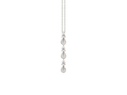Cammilli Firenze Divina Kette mit Anhänger  White Ice mit Brillanten 0,600ct – Halsschmuck Kette mit Anhänger aus 750 Weißgold.