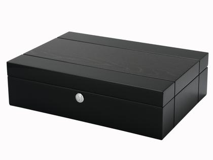 Paul Design Gentlemen 10 Uhrenkassette Black Apricot – Uhrenetui Uhrenetui für mehrere Uhren aus Holz.