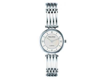 Bruno Söhnle Glashütte Latina 2 silber Index Edelstahlband – Damenuhren Uhr ohne Datum aus Edelstahl. Das Armband ist ein Edelstahlarmband. Der Zifferblatt ist ein Index.