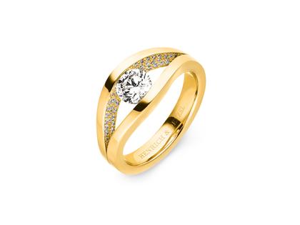 Henrich & Denzel Tensio Ring Gelbgold mit Brillanten 1,02ct – Ringe Ring mit Besatz in gelbgold und aus 750 Gelbgold.