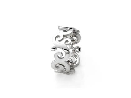 Schmuckwerk Ranke Edelstahl: Damenring – Ringe Ring aus Edelstahl.