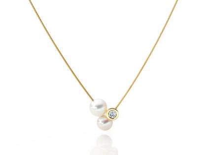 Schmuckwerk Kugel Gelbgold: Collier – Halsschmuck Collier aus 750 Gelbgold.