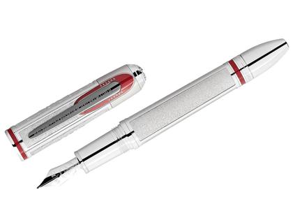 Montblanc Limited Edition Great Characters Enzo Ferrari 1898 Füllfederhalter – Schreibgeräte Füllfederhalter aus 750 Weißgold, Metall und und platiniert. – Ansicht 2