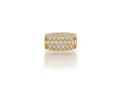 Jörg Heinz Wechselschließe Tönnchen Gelbgold mit Brillanten 0,462ct – Anhänger Anhänger mit Besatz aus 750 Gelbgold.