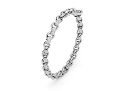 IsabelleFa ChaCha Armband Weißgold 6mm Pavé – Armschmuck Armband aus 750 Weißgold.