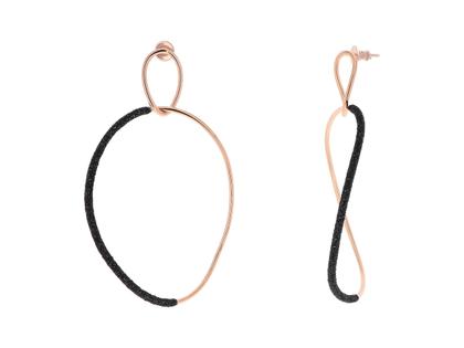 Pesavento Polvere di Sogni Shiny Ohrhänger – Ohrschmuck Ohrhänger aus 750 Rotgold, 925 Silber und und vergoldet.