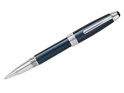 Montblanc Meisterstück Solitaire Blue Hour LeGrand Rollerball – Schreibgeräte Rollerball platiniert.