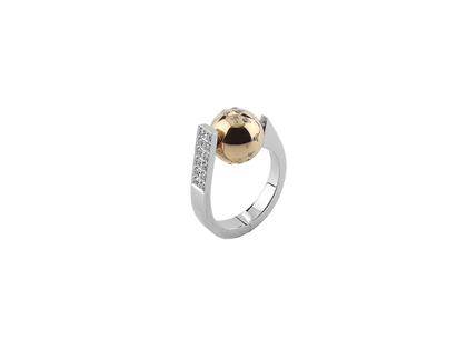 Jörg Heinz Ring aus Weißgold mit Wechselschließenfunktion und Brillanten 0,170ct – Ringe Ring mit Besatz in silber und aus 750 Weißgold. – Ansicht 4