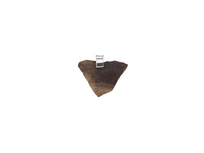 Juwelier Roller | Atelier Baumscheibe Anhänger Silber 33x39mm mit versteinertem Holz – Anhänger Anhänger ohne Besatz aus 925 Silber.