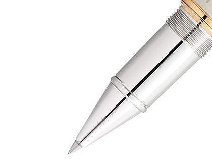 Montblanc Writers Edition                    2024: Jane Austen Limited Edition Rollerball – Schreibgeräte Rollerball in beige und aus Edelharz, Metall, platiniert und vergoldet. – Ansicht 2