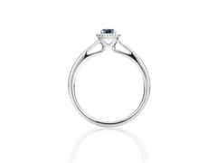 Capolavoro Amore Mio Ring Weißgold mit Saphir blau – Ringe Ring mit Besatz aus 750 Weißgold. – Ansicht 2