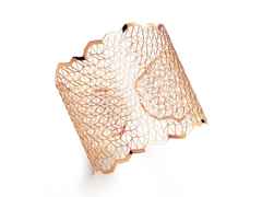 Niessing Topia Vision   Space Armspange 750/- Classic Red poliert 56mm – Armschmuck Armspange aus 750 Rotgold. – Ansicht 2