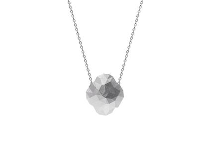 Niessing Topia Collier Platin velvet 45cm – Halsschmuck Collier in grau und aus 950 Platin.