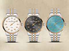 MeisterSinger Yaara Automatik Edelstahl Gold 36mm weißes Zifferblatt Metalllband bicolor – Damenuhren Uhr ohne Datum aus Edelstahl und vergoldet. Das Gehäuse ist rund und silber-gelbgold. Das Edelstahlarmband ist silber-gelbgold. Das Zifferblatt ist arabisch und weiß. – Ansicht 3