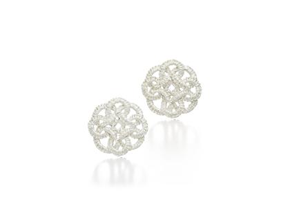 Brigitte Adolph Jewellery Design Samarkand Ohrstecker Silber 17mm – Ohrschmuck Ohrstecker in silber und aus 925 Silber.