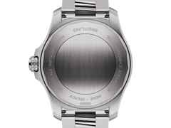 Breitling Avenger GMT 44 Automatik Edelstahl schwarzes Zifferblatt Metallband – Herrenuhren Uhr mit Datum aus Edelstahl. Das Gehäuse ist rund und silber. Das Edelstahlarmband ist silber. Das Zifferblatt ist ein Index in schwarz. – Ansicht 4