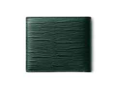 Montblanc Meisterstück 4810 Brieftasche 8 cc Leder British Green – Lederwaren Leder Brieftasche in grün und aus Leder. – Ansicht 2