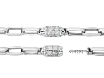Capolavoro Love Lock 01 Armband Weißgold 17cm mit Brillanten 0,323ct – Armschmuck Armband aus 750 Weißgold. – Ansicht 3