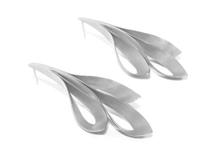Jutta Ulland Loderndes Feuer Ohrstecker Silber – Ohrschmuck Ohrstecker aus 925 Silber.