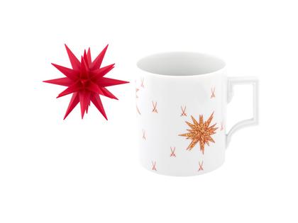 Meissen MUG Collection Henkelbecher "Herrnhuter" Set mit Miniaturstern – Porzellanwaren Tafelporzellan in weiß und aus Porzellan.