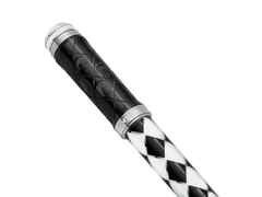 Montblanc Great Characters Homage to Queen Limited Edition 1975  Rollerball Harlekin – Schreibgeräte Rollerball aus Edellack. – Ansicht 5