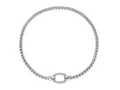 Fope Eka Flex'It Collier Weißgold mit dekorativem Verschluss und Brillanten 0,650ct – Halsschmuck Collier aus 750 Weißgold.