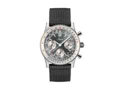 Sinn Spezialuhren 903 St II A Navigationschronograph Automatik Edelstahl 41mm graues Zifferblatt schwarzes Textilband – Herrenuhren Chronograph aus Edelstahl. Das Gehäuse ist rund und silber. Das Textilarmband ist schwarz. Das Zifferblatt ist arabisch Index und grau.