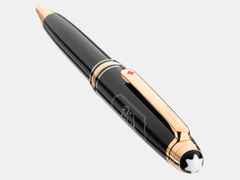 Montblanc Around the World in 80 Days Classique Kugelschreiber dunkelgrau – Schreibgeräte Kugelschreiber in grau und aus Edelharz, platiniert und vergoldet. – Ansicht 3