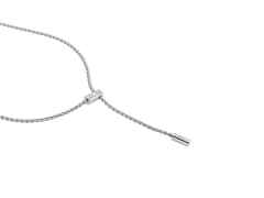 Fope Aria  Y-Collier Weißgold längenverstellbar mit Brillanten 0,110ct – Halsschmuck Collier aus 750 Weißgold. – Ansicht 2