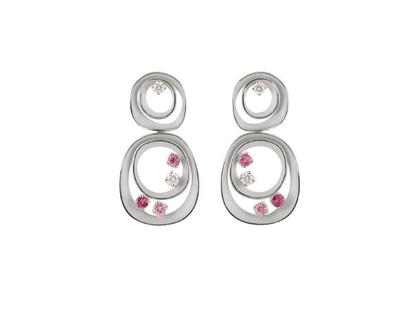 Cammilli Firenze Dune Color Ohrhänger White Ice mit Brillanten 0,340ct – Ohrschmuck Ohrhänger aus 750 Weißgold.