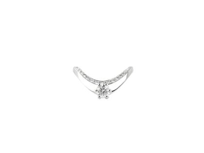 N1 Diamonds Ring Weißgold mit Brillanten 0,390ct – Ringe Ring mit Besatz aus 585 Weißgold.