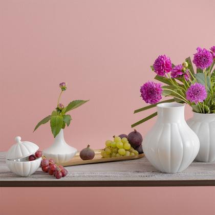 Meissen Home-Deco-Set Landscape Vase und Dose weiß – Porzellanwaren Porzellandekoration in weiß und aus Porzellan. – Ansicht 2