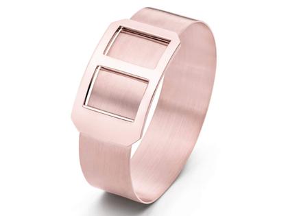 IsabelleFa Tension Armreif Rougeroyal 18mm – Armschmuck Armreif aus 750 Rotgold.