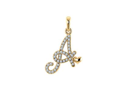 Anhänger Anhänger mit Besatz aus 750 Gelbgold.