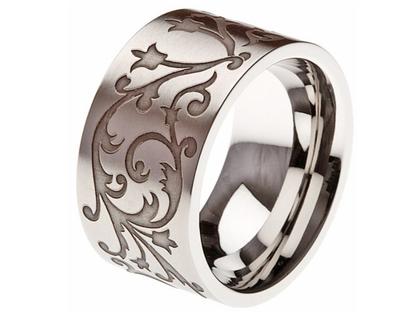 Apero Edelstahlring mit Gravur 12 mm – Ringe Ring