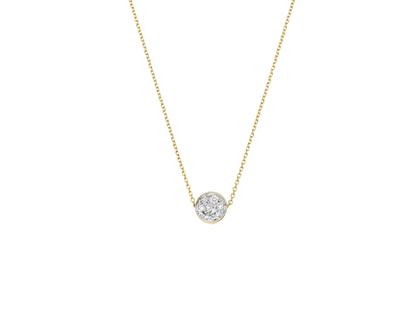 Chimento Armillas Glow Collier Gelbgold 45cm mit Brillanten – Halsschmuck Collier in gelbgold und aus 750 Gelbgold und 750 Weißgold.