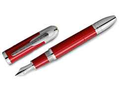 Montblanc Special Edition Great Characters Enzo Ferrari Füllfederhalter – Schreibgeräte Füllfederhalter in rot und aus 585 Weißgold.