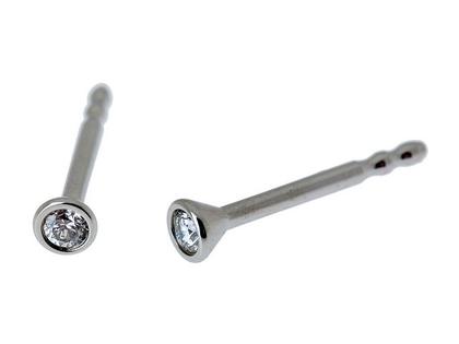 Apero Diamantohrstecker Marylin 0,04ct – Ohrschmuck Ohrstecker aus Edelstahl.