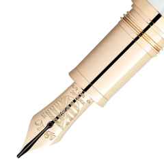Montblanc 2022 Patron of Art: Limitierte Edition Homage to Albert Füllfederhalter 4810 – Schreibgeräte Füllfederhalter in rot und vergoldet. – Ansicht 3