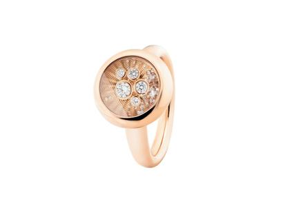 Capolavoro Billion Dreams Dreamys Ring Prosecco Bubble Roségold mit Brillanten 0,44ct – Ringe Ring mit Besatz aus 750 Rotgold.