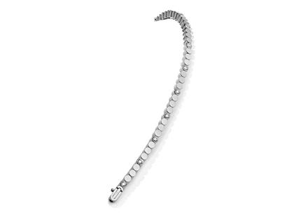 Henrich & Denzel Amila Armband Platin mit Brillanten schmal – Armschmuck Armband aus 950 Platin.